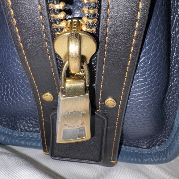 Coach Rogue 25 Like New in denim and black - Picture 7 of 12